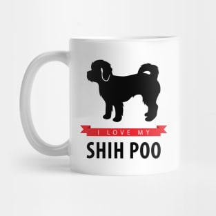 I Love My Shih Poo Mug